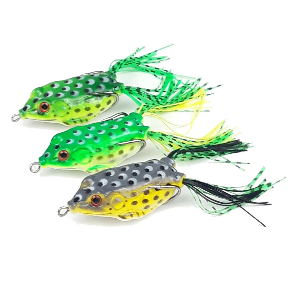 3er Set FROSCH WOBBLER 13g Krautoberflächen Barsch Zander Hecht Köder Weedless  - Bild 1 von 1