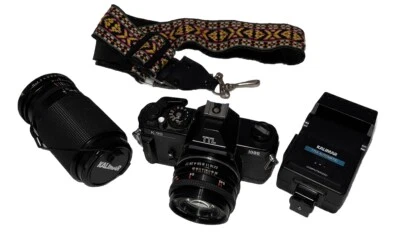 Kalimar K-90 1000 TTL 35mm Película SLR Cámara Cuerpo Paquete De Colección Foto 1 de 4