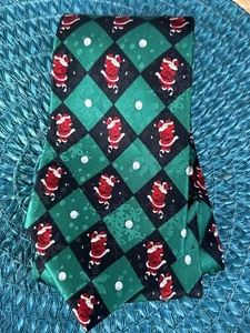 Vintage American Greetings Tie Santa Golfing - Picture 1 of 6