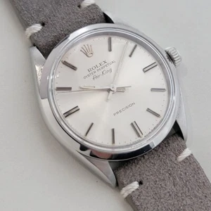 Mens Rolex Oyster Precision Ref 5500 Air King 34m 1970s Automatic Vintage RA477B - Picture 1 of 12