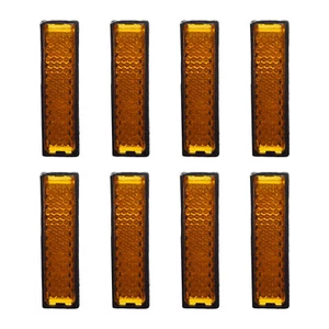 8Pcs Bicycle Pedal Reflector Safety Night Cycling Reflective Sticker Accessories - Picture 1 of 12