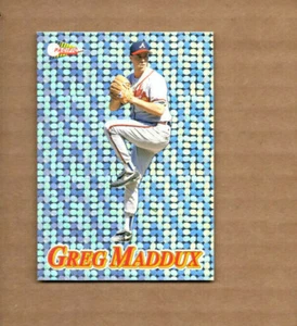  Prismas de plata del Pacífico 1994 circular #30 Greg Maddux Atlanta Braves  - Imagen 1 de 2