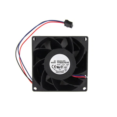 For Delta FFB0824EHE 80*80*38mm 24V 0.75A Inverter Cooling Fan 3-wire - Image 1 of 4