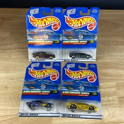 Hot Wheels 1999 X-Ray Cruiser Series Complete Set Of 4 Cars Camaro Lamborghini - Image 1 of 4
