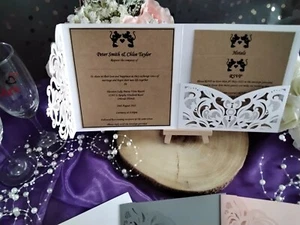 Papelería de boda - DISEÑO DISNEY - Bolsillo cuadrado - (Jeanette001) - Imagen 1 de 5