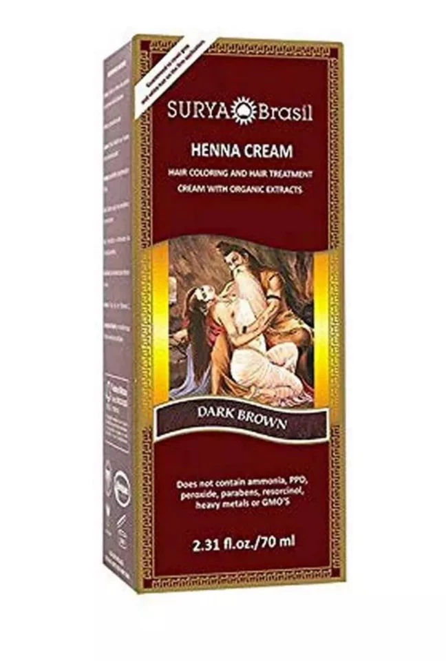 Surya Brasil Henna Marrón Oscuro Crema - 2.31 Fl. Oz (Pack de 1), (S35) Foto 1 de 1