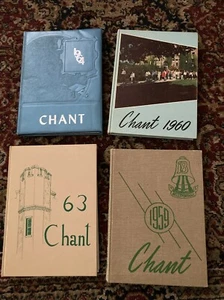 LOT BELLEFONTAINE OHIO HIGH SCHOOL YEARBOOOK CHANT 1963 1959 1960 1964 BHS OFFER - Picture 1 of 4