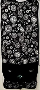 Einunddreißig Marken Kleidersack zum Aufhängen schwarzes Medaillon, Reise, Monogramm "P". Neu - Bild 1 von 20