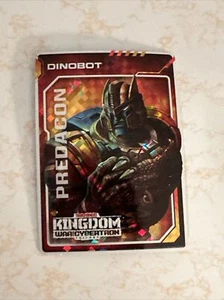 Transformers Kingdom PREDACON Golden Disk Card War For Cybertron Beast Wars - Picture 1 of 2