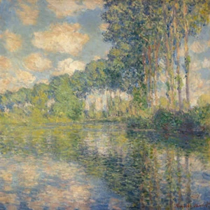 Poplars on the Epte, 1891 by Claude Monet Fine Art Print France Landscape 26x26 - Picture 1 of 1