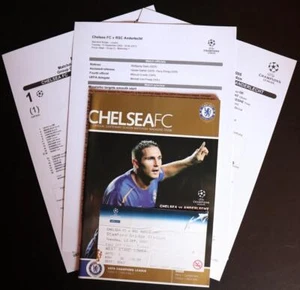 Chelsea FC V RSC Anderlecht UEFA Champions League Match Prog + Ticket 13-09-2005 - Picture 1 of 3
