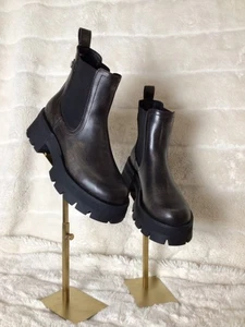 Steve Madden Malcolm 6 Marrón Chelsea Suela Festival Pull On Boot Plataforma - Imagen 1 de 7