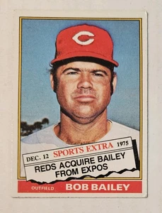 BOB BAILEY 1976 Topps Traded #338T Reds WS Champ - Picture 1 of 11