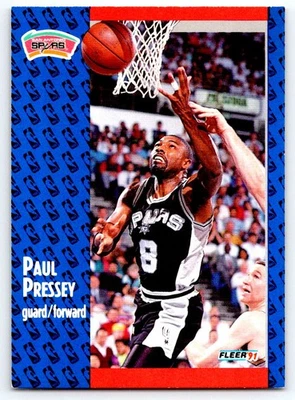 1991-92 Fleer #186 Paul Pressey - Image 1 of 2