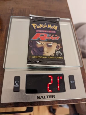 Pokemon Sellado PESADO 1ª Edición Team Rocket Booster Pack, 21 gramos! Foto 1 de 3