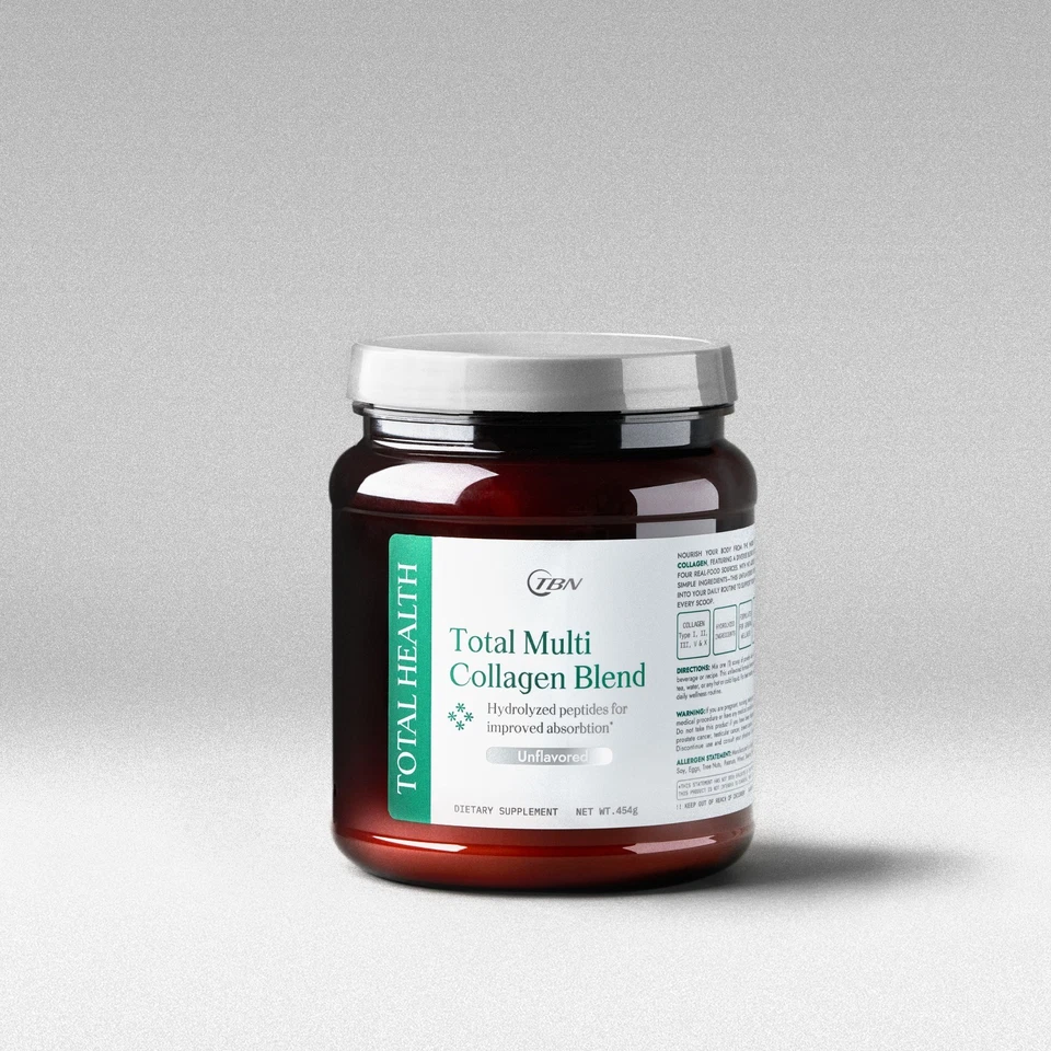 Mistura total de peptídeos hidrolisados ​​de colágeno tipo I II III V X sem sabor - Imagem 1 de 2