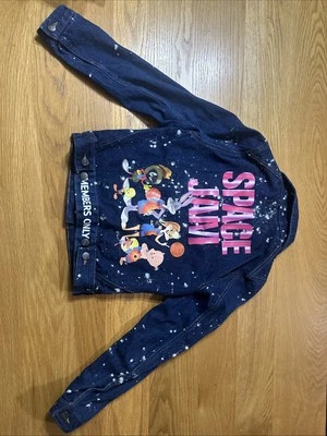 Space Jam Denim Jacket Womens Large Members Only Looney Tunes Collab Lola Bunny - Изображение 1 из 4