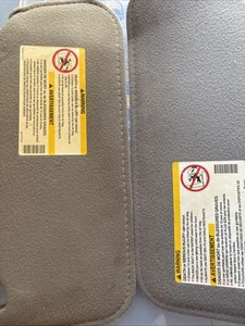 2003-04 Chevrolet S10/S15/Sonoma Truck Sun Visor W/ Mirror Gray NICE 👍 - Picture 1 of 7