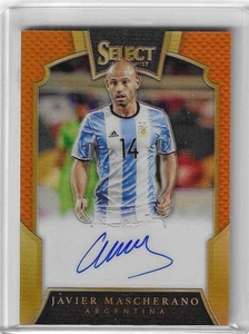 2016-17 Panini Select Signatures Javier Mascherano Orange Prizm /50 (AU) - Picture 1 of 1