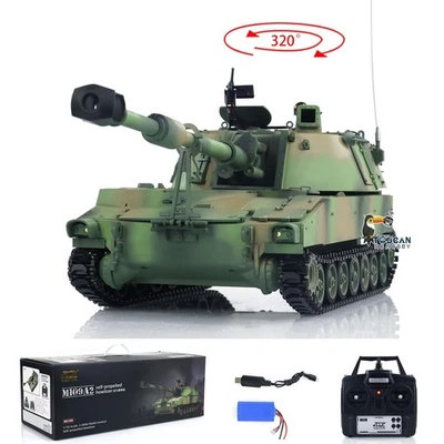 Tongde M109A2 1/16 RC Tank RTR Self-propelled Howitzer Infrared BB Metal Wheels - Image 1 of 4