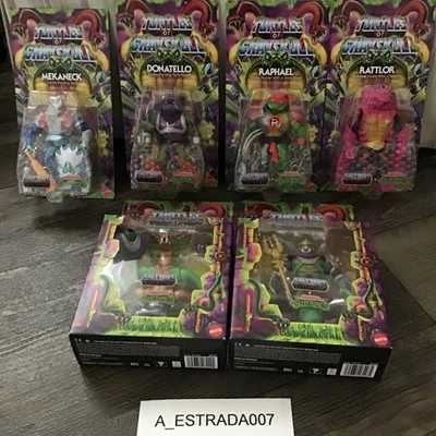 MOTU X TURTLES TMNT of GRAYSKULL LOT OF 6- KING HISS SUPER SHREDDER MEKANECK ... - Image 1 of 4