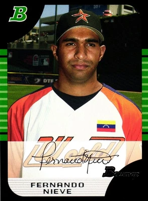 2005 Bowman Draft Picks & Prospects #BDP128 Fernando Nieve - Image 1 of 2