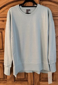 Felpa Betty After Class Longline oversize M donna tenue verde acqua nuova con etichetta - Foto 1 di 5