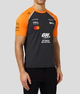 Official Mens Mclaren Formula 1 Team Set Up T-Shirt - Phantom - Small - BNWT - Picture 1 of 2