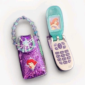 *Molto raro* | Principesse Disney - Ariel Sirena Flip Phone + Custodia | Tik-Tok Virale - Foto 1 di 10