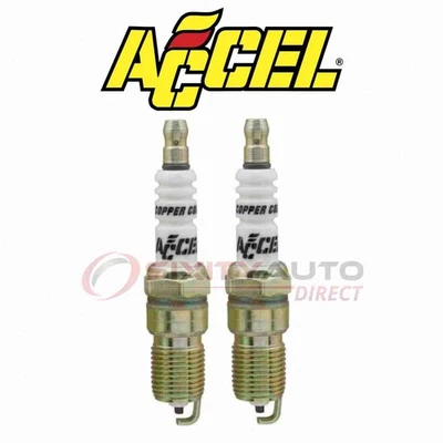 2 pc ACCEL Spark Plug for 1996-2001 Lincoln Town Car - Ignition Secondary  qk Foto 1 de 4