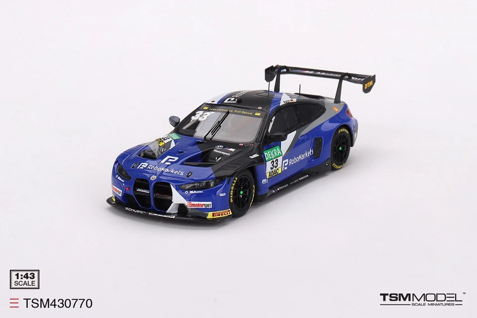Modello TSM430770 1/43 BMW M4 GT3 #33 Schubert Motorsport 2023 Modello Auto DTM