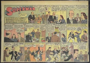 SUPERMAN SUNDAY COMIC STRIP #39 July 28, 1940 2/3 FULL Page DC Comics RARE - Picture 1 of 2