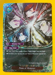 Future Card Buddyfight FLAME OF MEMORIES S-BT03/0013EN RR Ships WORLDWIDE - Bild 1 von 1