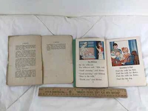 Pair antique paperback books 1933 Fact and Story Reader 1929 Denison’s Monologue - Foto 1 di 4