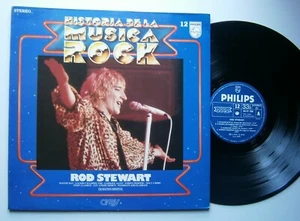 ROD STEWART: HISTORIA DE LA MUSICA ROCK (Philips) Spanish 1980 Compilation LP - Picture 1 of 2