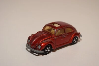 A85 1:60 3 INCH MAJORETTE 202 VW VOLKSWAGEN 1302 BEETLE BEETLE WITH. ROSSO EC... - Immagine 1 di 4