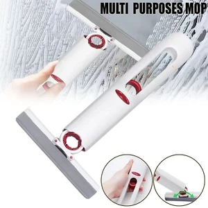 Portable Self Squeeze Mini Mop Wet Hand Free Window Home Kitchen Cleaner Tools - Picture 1 of 11