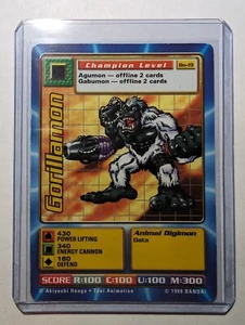 Digimon Card - 1999 (LP) Gorillamon BO-19 - Bandai 1st Ed. Vtg - Picture 1 of 2