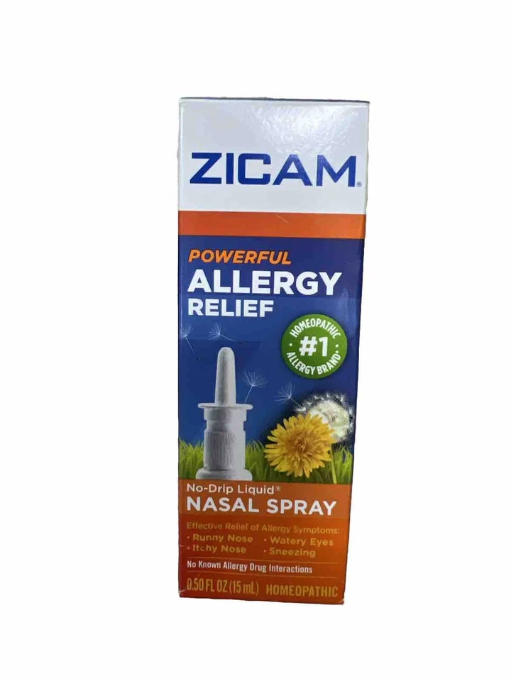 Gel nasal líquido sin goteo Zicam potente alivio de alergias 0,50 fl oz EXP: 03/2026 Foto 1 de 1