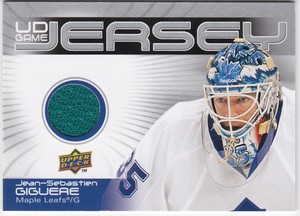 2010 Upper Deck #GJ-JG Jean-Sebastien Giguere Game Jerseys Near mint or better