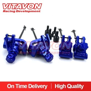Kit de eje spline de acero VITAVON CNC aluminio #7075 / HD 45# para trineo Traxxas azul V1 - Imagen 1 de 9