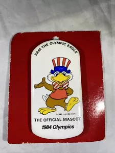Sam The Olympic Eagle The Official Mascot 1984 Olympics Pinback Vintage Button - Bild 1 von 12