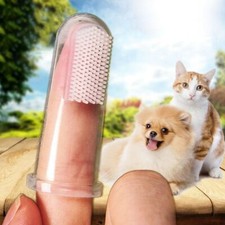 Finger Toothbrush for Dogs Brush Clean Pet Cat Dog Teeth Care Bad Breath Smell
