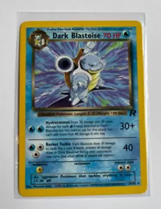 Dark Blastoise 20/82 Team Rocket Rare Non Holo Pokemon Card NM WOTC - Picture 1 of 4