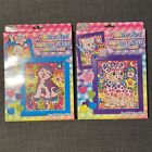 Lot Of 2 Glitter Art Kits Ages 4+ Lisa Frank Picture Colors Peel Tool Easel New