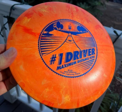 2006 PFN Swirl (Free Innova Pin) Disc Golf  Lightning #1 Driver OOP Rare  #1831 - Image 1 of 4