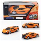 1/64 Mclaren 600Lt Orange Diecast Car Model Toys Gift Collection