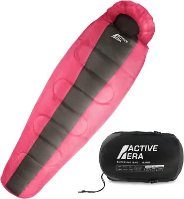 Active Era Mumienschlafsack – Schlafsack Winter und Sommer -10°C bis 10°C