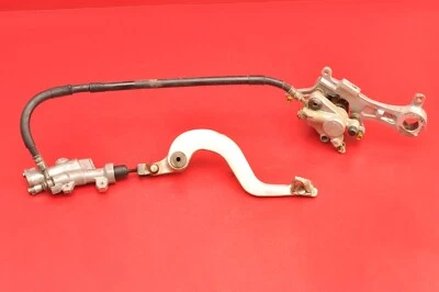 2007 06-08 Yamaha YZ250f YZ 250f Rear Brake Caliper Master Cylinder Lever Pedal - Image 1 of 4