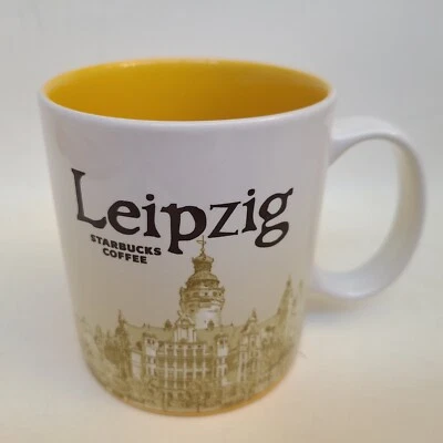 Starbucks LEIPZIG Germany Mug City Icon Collection Museums Art History Yellow - Image 1 of 4